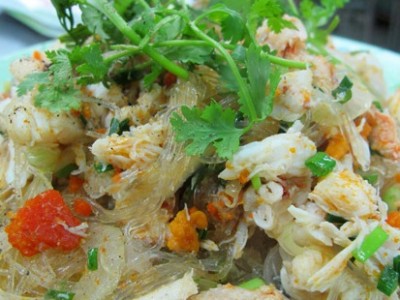 CÁCH LÀM MÓN MIẾN XÀO THỊT CUA THƠM NGON