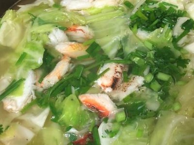 MÓN NGON TỪ THỊT GHẸ: CANH THỊT GHẸ NẤU BẮP CẢI BẮC