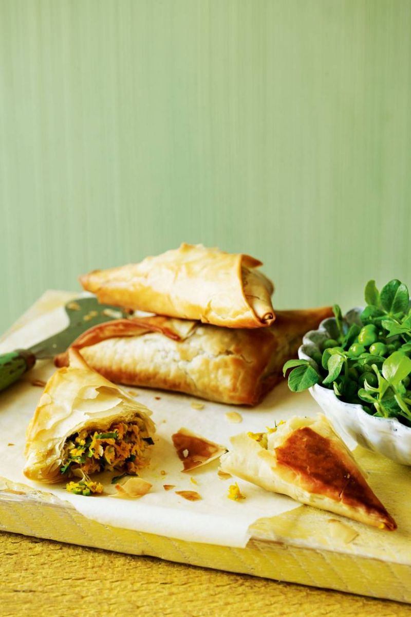 Bánh cua samosas