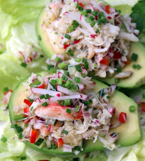 Salad cua và bơ