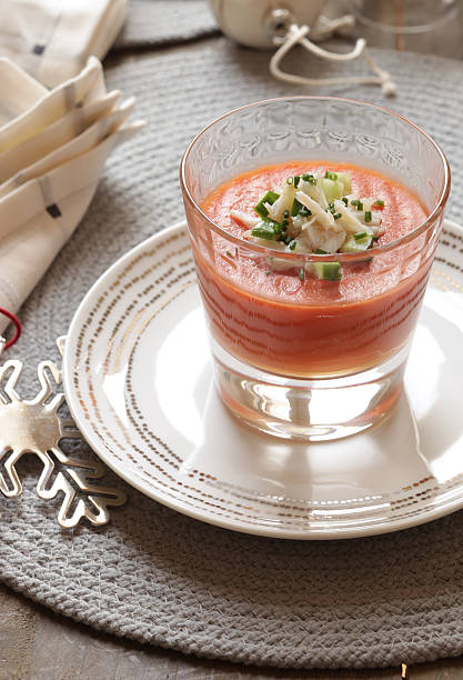 Thạch cà chua và cua